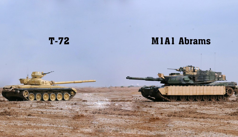 Trong Chiến tranh vùng Vịnh 30 năm trước, xe tăng M1A1 Abrams đã trở nên nổi tiếng ngay trong trận ra quân đầu tiên và đối thủ là xe tăng T-72 của Quân đội Iraq. Khi đó T-72 là xe tăng chiến đấu chủ lực thế hệ thứ 3 đầu tiên trên thế giới, từng là “cơn ác mộng” đối với các nước NATO ở châu Âu.