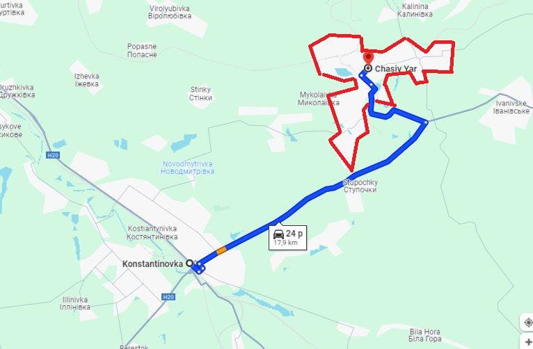 Khodakovsky còn cho biết, sau khi chiếm Chasov Yar, thành phố Konstantinovka cách đó 10 km, sẽ là mục tiêu tấn công tiếp theo của Quân đội Nga; điều này sẽ tác động nghiêm trọng đến việc làm thay đổi cục diện chiến trường ở Donbass.