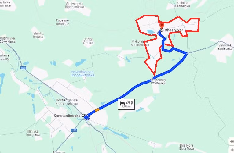 Khodakovsky còn cho biết, sau khi chiếm Chasov Yar, thành phố Konstantinovka cách đó 10 km, sẽ là mục tiêu tấn công tiếp theo của Quân đội Nga; điều này sẽ tác động nghiêm trọng đến việc làm thay đổi cục diện chiến trường ở Donbass.