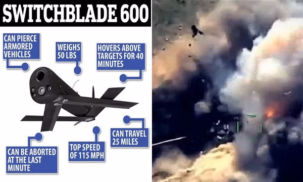 Ông Kirby không nói rõ mẫu cụ thể của UAV này, nhưng ông chỉ ra rằng nó là mẫu UAV tự sát, được thiết kế để tấn công xe tăng và xe bọc thép, cách sử dụng không quá phức tạp và người sử dụng có thể học cách vận hành nó sau hai ngày. 