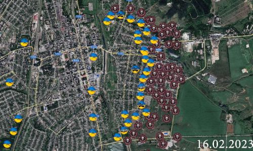 Sau đó dựa vào các điểm cao và các đô thị, làng mạc xung quanh Bakhmut để hình thành hệ thống phòng thủ kiên cố, làm cơ sở để tiêu hao sinh lực và trang bị kỹ thuật của Quân đội Ukraine; biến Bakhmut thành nơi giam chân các đơn vị tinh nhuệ chủ lực của Quân đội Ukraine. 