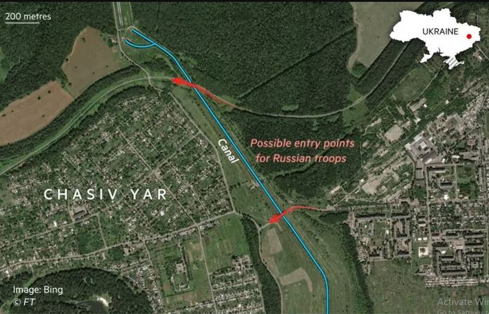 Như vậy sau nhiều đợt tiến công không ngừng nghỉ kể từ tháng 4, quân Nga đã tiến khoảng gần một km, tiến sát lòng kênh Seversky Donets – Donbass, cơ bản làm chủ hoàn toàn khu vực bờ kênh phía đông. Hiện quân Ukraine đã rút hoàn toàn về phía bờ tây con kênh.