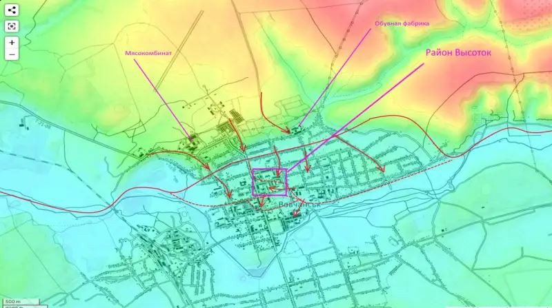 Trong ngày 15/5, quân Nga tiếp tục tấn công theo hai hướng Kharkov và Volchansky. Theo hướng Kharkov, quân Nga đã chiếm được Lukyantsy và tiến vào Glubokoye, nơi treo cờ Nga. Mục tiêu tiếp theo của quân Nga đang tiến tới là Liptsy, một khu định cư có tầm quan trọng chiến lược, bao gồm một con đập và những con đường trọng điểm.