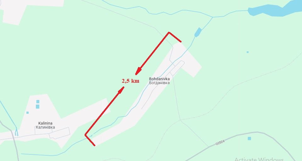 Làng Bodanivka có dạng dải, chiều dài hơn 2,5 km tính từ phía đông bắc xuống tây nam. Hiện tại, Quân đội Nga đã tiến sâu hơn 1,52 km vào làng, đồng nghĩa với việc hơn một nửa toàn bộ làng Bodanivka đã rơi vào tay quân Nga và dự kiến tất cả sẽ được dọn sạch trong tương lai gần. 