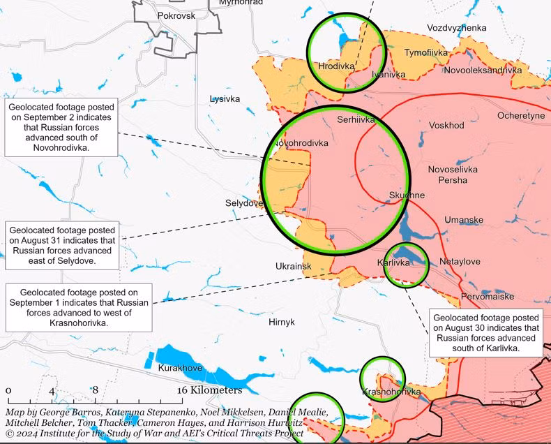 Lúc này, Tổng thống Zelensky mới nhớ ra rằng, thành phố Pokrovsk không thể bị mất, vì đây là trung tâm giao thông quan trọng nhất ở vùng Donbass, là giao lộ của các tuyến đường sắt và đường cao tốc. Nếu mất đi sẽ là tổn thất đối với nguồn cung cấp của toàn bộ khu vực.