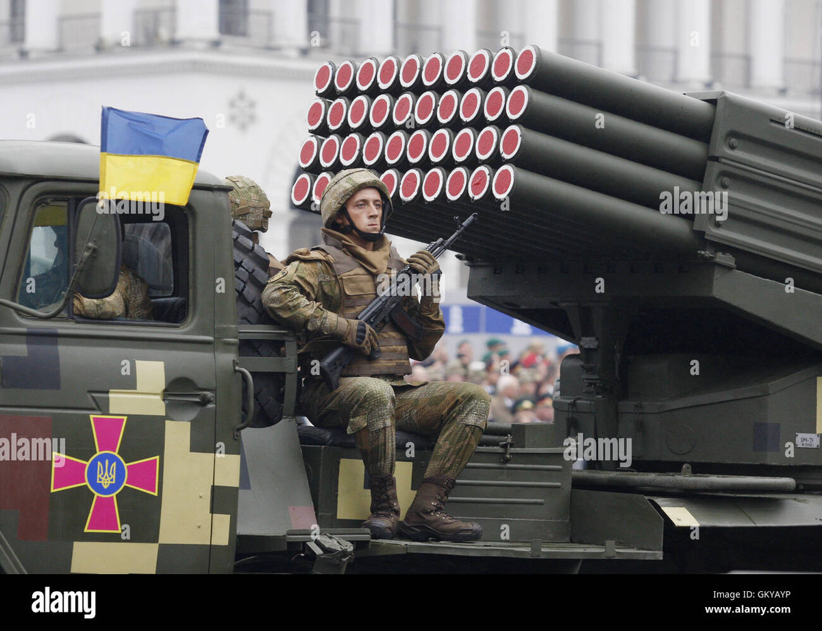 Việc sử dụng pháo phản lực phóng loạt BM-21 Grad đã chính thức được phía Quân đội Ukraine xác nhận; tuy nhiên hiện tại vẫn chưa có thông tin chi tiết nào, về cuộc tấn công của Quân đội Ukraine.