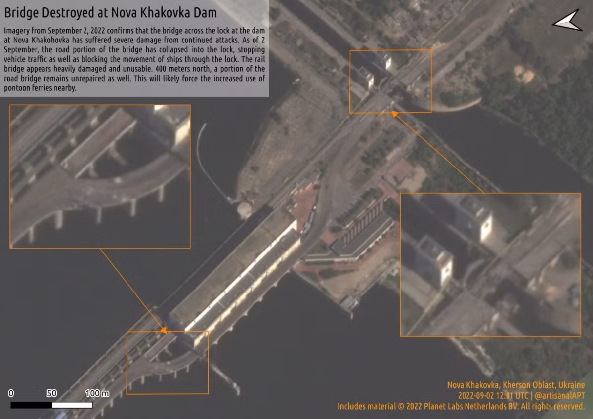 Trước đó, UAV cùng số pháo mà phương Tây viện trợ, trong đó có hệ thống tên lửa cơ động HIMARS của Quân đội Ukraine, đã đạt được một số chiến tích, nhất là việc ngăn chặn tuyến tiếp tế hậu cần của quân Nga. Tuy nhiên, đây chỉ là những chiến thắng mang tính chiến thuật.