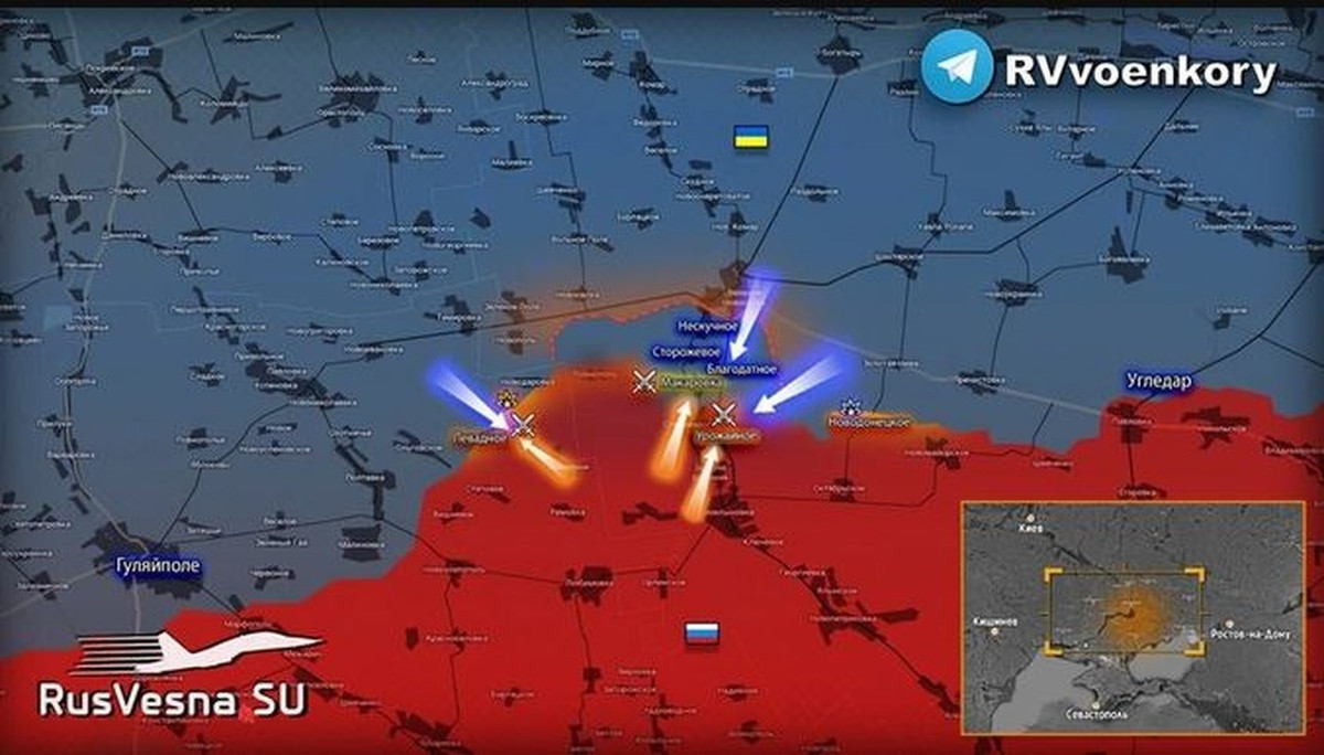 Chỉ có Lữ đoàn bộ binh cơ giới 32 là tương đối thành công trong việc đột phá vào Mỏm đá Vremievsky ở Nam Donetsk; đặc biệt là trong trận tiến công vào làng Staromayorskoye và sau đó lữ đoàn đã chuyển sang phòng ngự, ngăn chặn thành công quân Nga phản công, tạo thế để Quân đội Ukraine biến Staromayorskoye thành đầu cầu, trong việc tiếp tục tấn công vào làng Urozhaynoye ở bên cạnh.