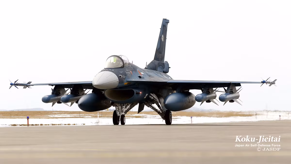 Chiến đấu cơ F-2 có thể sử dụng nhiều loại vũ khí do cả Mỹ và Nhật Bản chế tạo, như tên lửa không đối không tầm trung Raytheon AIM-7F / M Sparrow, tầm ngắn Raytheon AIM-9L Sidewinder và AAM-3 của Mitsubishi Heavy Industries sản xuất.