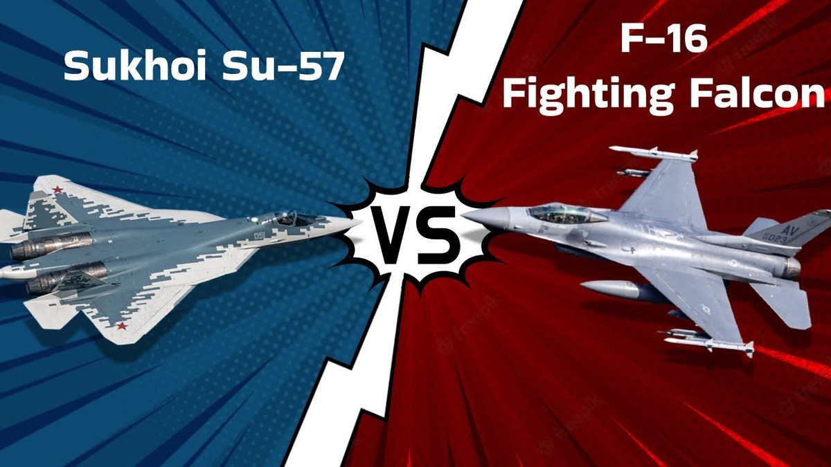 Nhưng theo các nhà quan sát, nếu Ukraine dám triển khai chiến đấu cơ F-16 về phía trước hoặc thậm chí bay lên bầu trời phía trên khu vực chiến đấu, điều đó sẽ tạo cơ hội cho Su-57 bắn hạ. Suy cho cùng, khi đối đầu với máy bay chiến đấu thế hệ thứ ba không có khả năng tàng hình như F-16, Su-57 chắc chắn có thể xử lý dễ dàng. (Nguồn ảnh: Sputnik, TASS, Wikipedia).