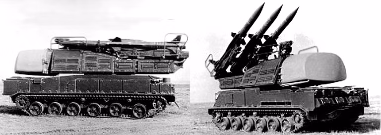 Các phiên bản cải tiến của loại tên lửa 3M9M là 3M9M1, 3M9M2 và 3M9M3, mục đích chính là nâng cao khả năng chống nhiễu và mở rộng thêm tầm bắn cũng như độ cao phòng không. Tầm bắn của 2 mẫu cuối cùng được tăng lên thành 24 và 25 km, và độ cao phòng không được tăng thêm 1.000 mét. 