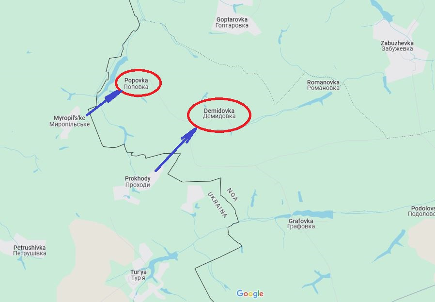 Lực lượng vũ trang Ukraine (AFU), đã tăng cường số lượng đơn vị bộ binh và điều xe bọc thép để đột phá vào làng Demidovka ở vùng Belgorod. Bộ Tổng tham mưu AFU đã quyết định sử dụng vũ khí hạng nặng ở khu vực biên giới, thuộc quận Krasnoyarsk, tỉnh Belgorod của Nga.