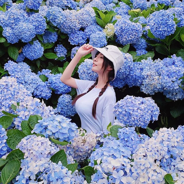 Có thể thấy, ngay cả khi diện đồ kín như bưng, Angela Quách vẫn không giấu được vẻ đẹp quyến rũ, bốc lửa của mình.