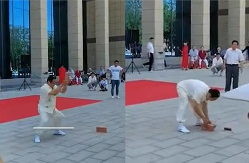 Vo su khi cong bieu dien suc manh, ai ngo be mat tot do