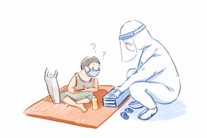 Hiện vì dịch, Vy trở về quê ở Long An. Với nữ sinh, đây là cơ hội để mọi người sống chậm lại và chăm sóc bản thân, gia đình nhiều hơn. Ngoài vẽ tranh tặng lực lượng chống dịch, cô cũng đóng góp vào quỹ vaccine phòng, chống Covid-19 của chính phủ.