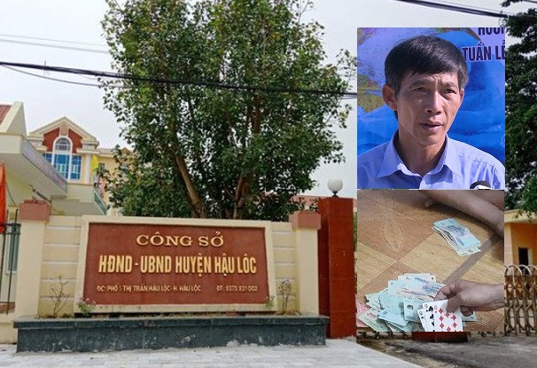 Danh bac tai phong lam viec, Pho Chu tich huyen Hau Loc bi xu ly the nao?