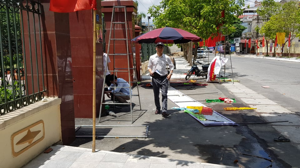 Hai Duong: Cang pano cong huyen uy, 3 cong nhan thuong vong vi bong dien-Hinh-3