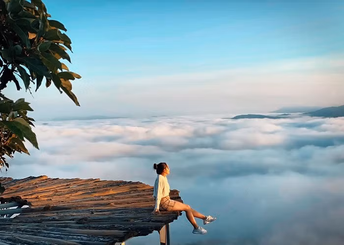 Đi dạo trong rừng thông, tham gia các lớp thiền, yoga tại những homestay bình yên, hay chỉ đơn giản là ngồi nhâm nhi một tách cà phê nóng giữa khung cảnh mờ sương sẽ giúp bạn lấy lại năng lượng tích cực. Đà Lạt mang lại sự tĩnh lặng cần thiết để bạn kết nối lại với chính mình. Ảnh dulich