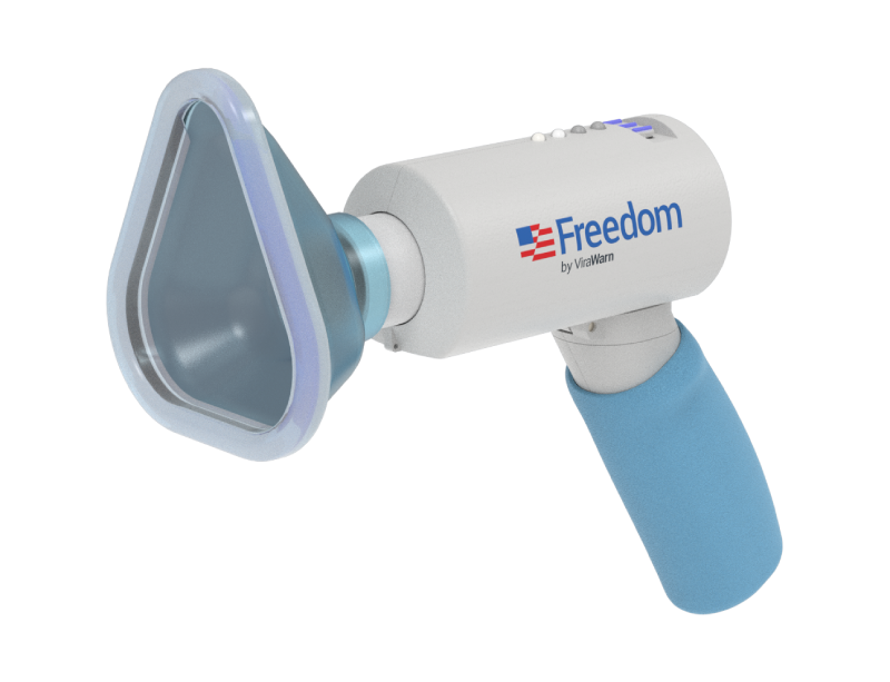 Thiết bị OPTEEV Freedom được giới thiệu phát hiện được virus SARS-CoV-2 cũng như virus gây bệnh cúm và một số loại virus khác.