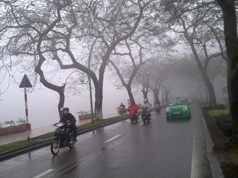 Mien Bac anh huong khong khi lanh, tu dem mai (10/1)