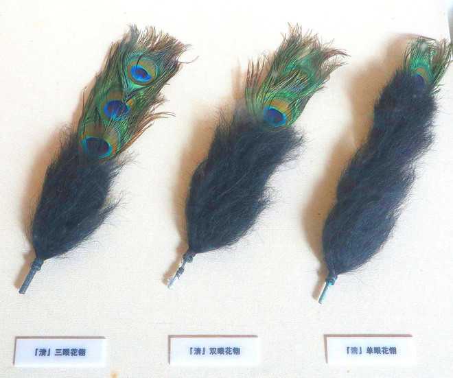 Hoa Linh của các quan viên dưới triều nhà Thanh gồm 3 loại: đơn nhãn, song nhãn và tam nhãn. "Nhãn" ở trên Hoa Linh có họa tiết hình tròn giống như con mắt. Nó được trang trí dọc theo Hoa Linh.