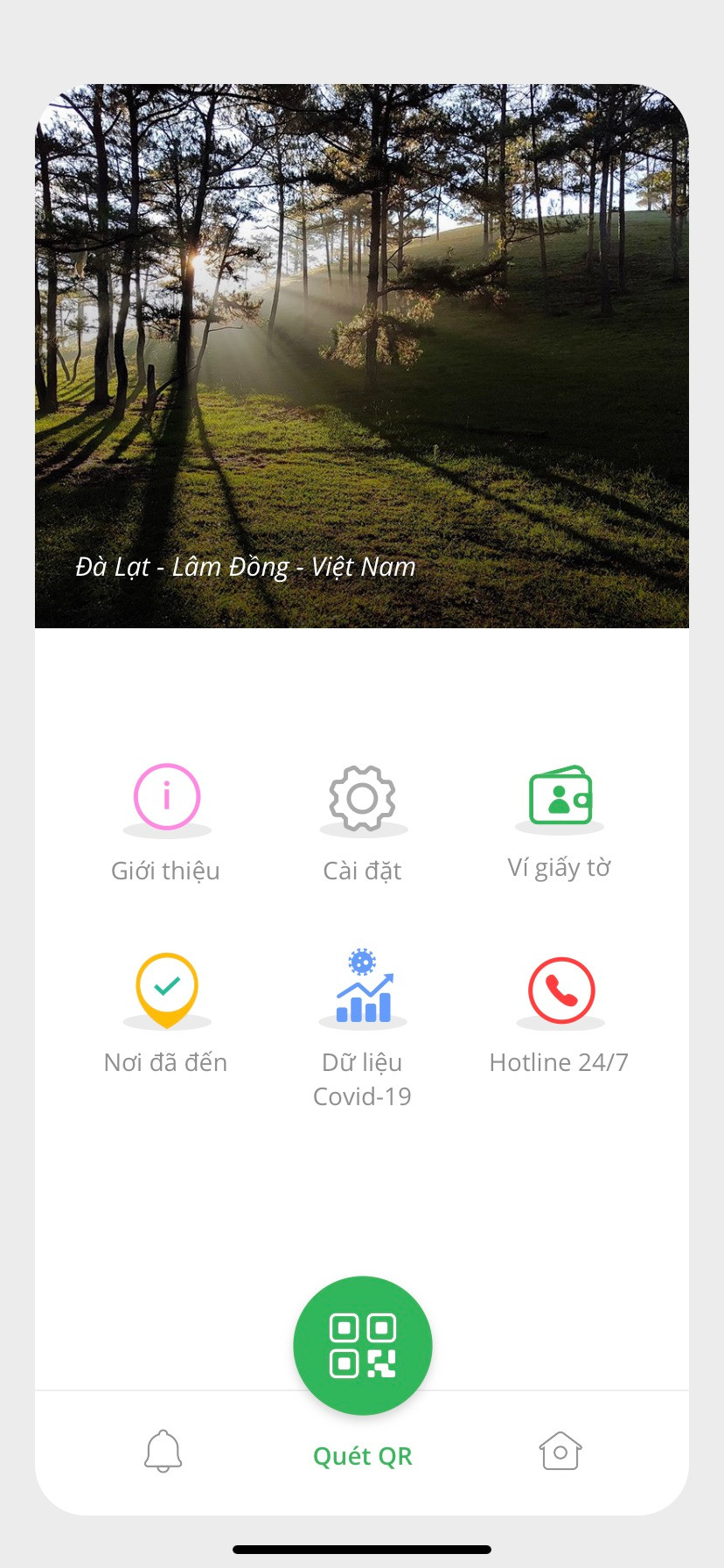 "Ví giấy tờ" lưu trữ tài liệu của người dùng liên quan đến phòng chống dịch COVID-19 gồm: chứng nhận tiêm vắc xin, kết quả xét nghiệm, chứng nhận F0 khỏi bệnh và giấy đi đường.