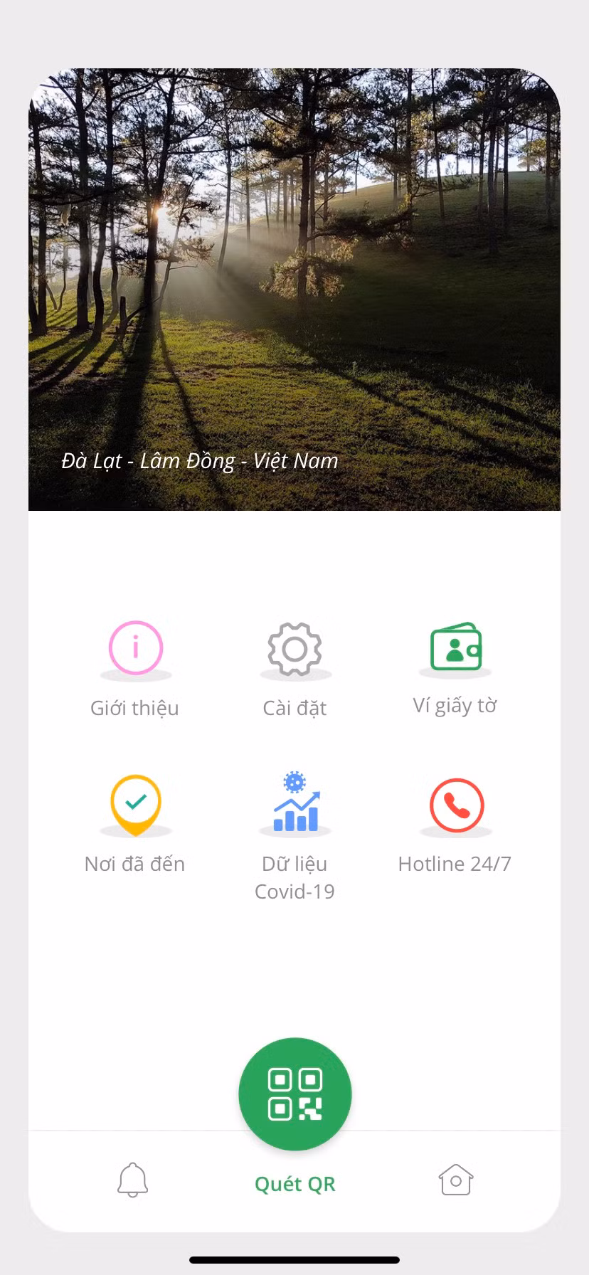 "Ví giấy tờ" lưu trữ tài liệu của người dùng liên quan đến phòng chống dịch COVID-19 gồm: chứng nhận tiêm vắc xin, kết quả xét nghiệm, chứng nhận F0 khỏi bệnh và giấy đi đường.