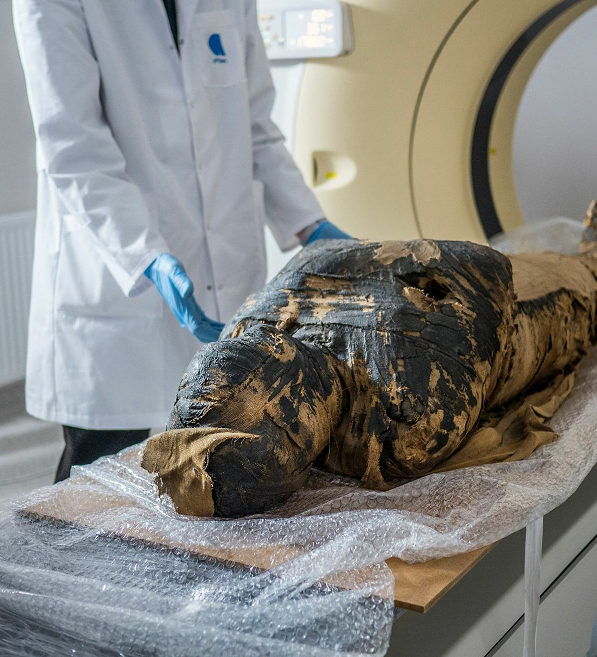 Theo các chuyên gia, xác ướp có niên đại hơn 2.000 năm tuổi. Trong suốt nhiều năm, họ cứ ngỡ đó là thi hài của một linh mục Ai Cập cổ đại tên là Hor-Djehuty.