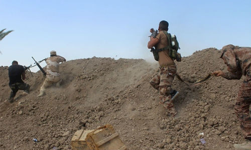 Các lực lượng Iraq đang tiến rất gần trung tâm thành phố Fallujah. Ảnh Fars News.