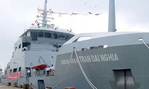 Tàu HQ-888 được trang bị rất nhiều thiết bị chuyên dụng cho hoạt động khảo sát đại dương. Ảnh: Người lao động.