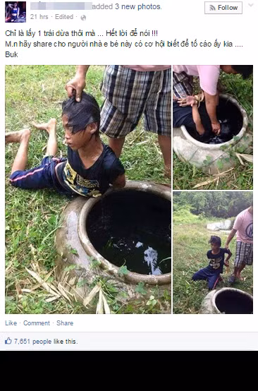 Su that ve buc anh bao hanh tre em vi trom dua