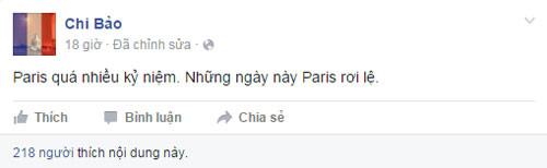 Sao Viet cau nguyen cho nan nhan vu khung bo tai Paris-Hinh-10