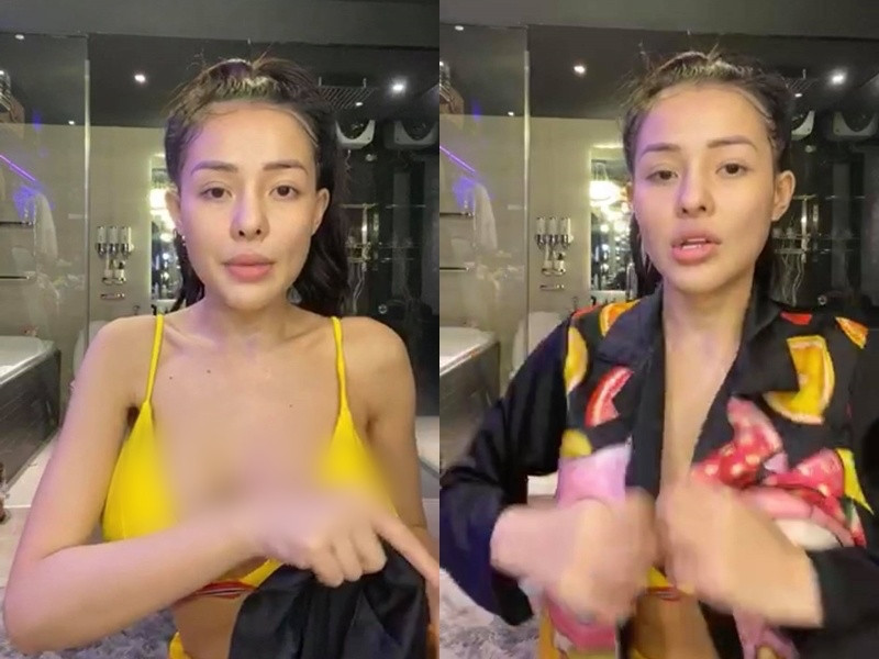 Cư dân mạng yêu cầu Ngân 98 khoác thêm áo dài tay trong livestream và đã được nữ chính đáp ứng.