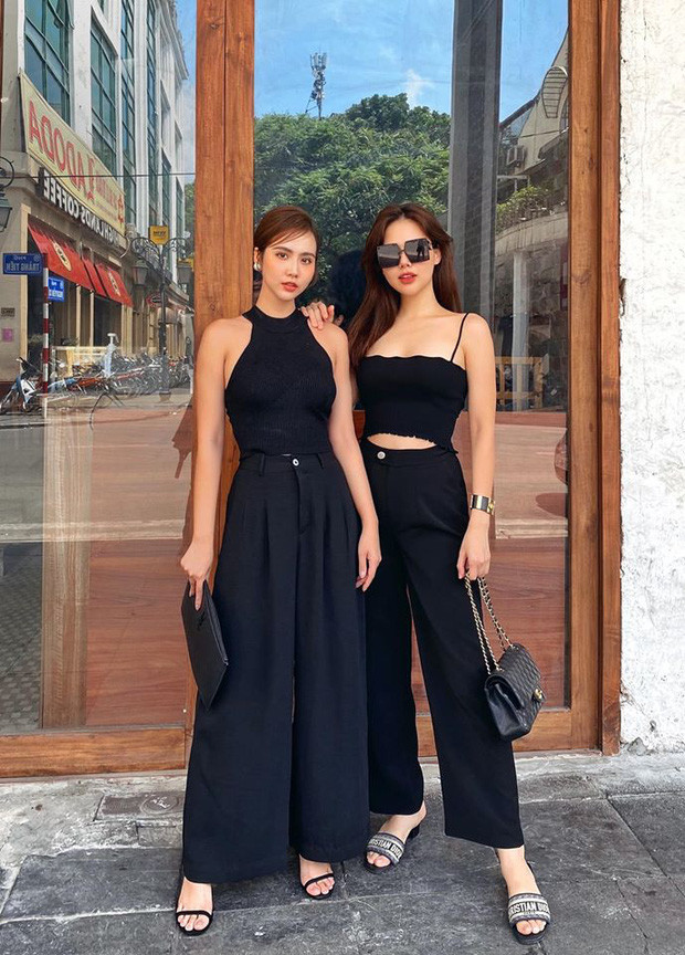 Đôi bạn thân hot girl lên đồ xuống phố, sang hết phần thiên hạ Doi ban than hot girl len do xuong pho, sang het phan thien ha