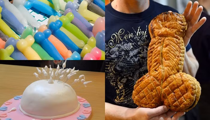 Hãy cùng chiêm ngưỡng hình ảnh một vài món ăn có hình nhạy cảm mô phỏng hình dáng bầu ngực phụ nữ hoặc cơ quan sinh dục của đàn ông có 1-0-2 trong bài viết này.