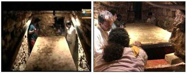 Thêm nữa, trong mộ cổ của người Maya này, các chuyên gia tìm thấy một số đồ tùy táng khác như: các bộ phận của khung dệt vải, các bức tượng nhỏ, bát gốm... có niên đại từ năm 600 - 700.