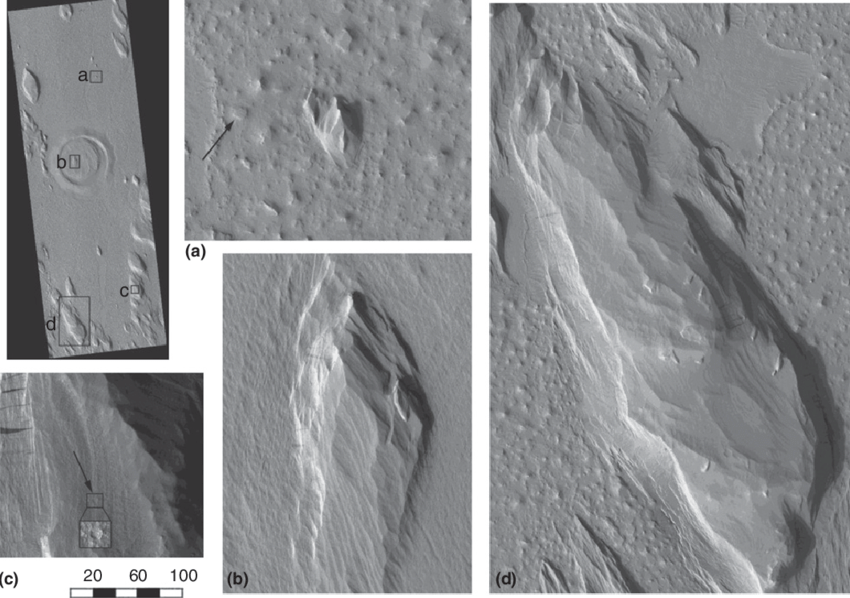 NASA cho hay những cấu trúc kỳ lạ ở Medusae Fossae có thể là trầm tích núi lửa lớn nhất Hệ Mặt trời. Một vài khối đá là sản phẩm còn lại của những đợt phun trào núi lửa cực lớn thay đổi khí hậu của sao Hỏa 3 tỷ năm về trước.