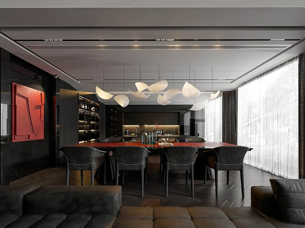 Ngay từ đầu tìm đơn vị thiết kế, gia chủ đặt vấn đề anh mong muốn một không gian hiện đại, sang trọng nhưng phải tinh giản. 