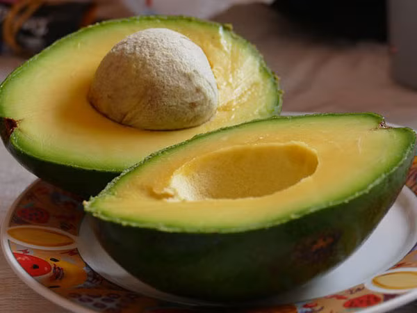 Quả bơ: Nếu tóc bạn bị khô thì hãy trộn dầu dừa với quả bơ để làm mặt nạ chăm sóc tóc. Công thức của hỗn hợp này vao gồm 1 muỗng cà phê dầu dừa, một quả bơ chín và 1/4 ly sữa. Sau khi sử dụng mặt nạ này, bạn nên gội sạch bằng nước ấm.