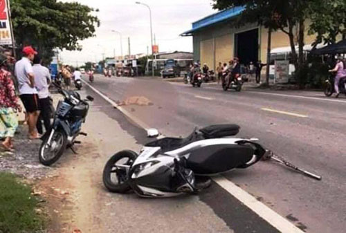 Tai xe container tong thuong uy CSGT tu vong roi bo chay