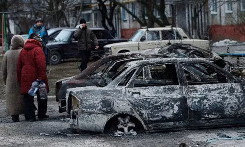 Dan Mariupol chia re sau sac sau vu phao kich