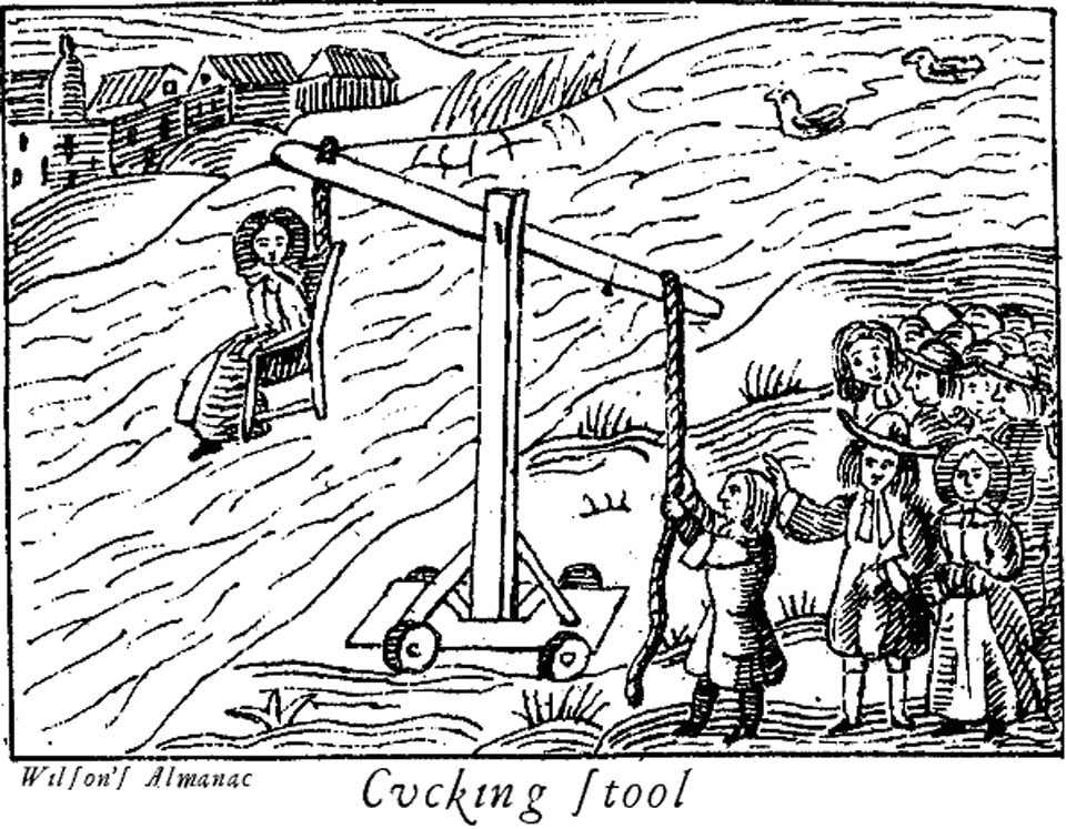 Khi ấy, người dân đi ngang qua sẽ chửi mắng, sỉ nhục người bị trừng phạt vì những hành vi tội phạm đã gây ra.