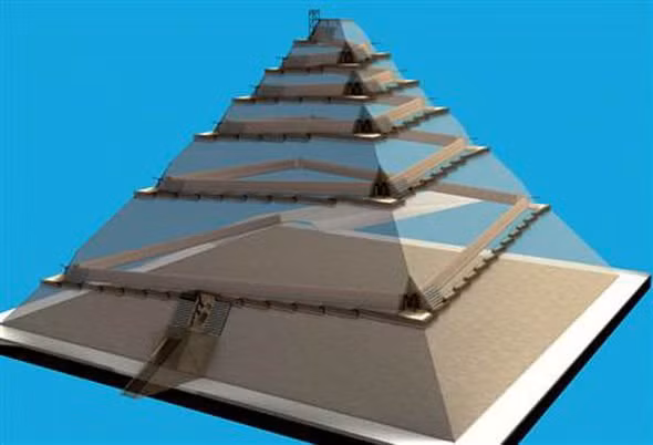 Kim thự tháp 4.500 tuổi này được xây dựng dưới thời pharaoh Ai Cập Khufu.