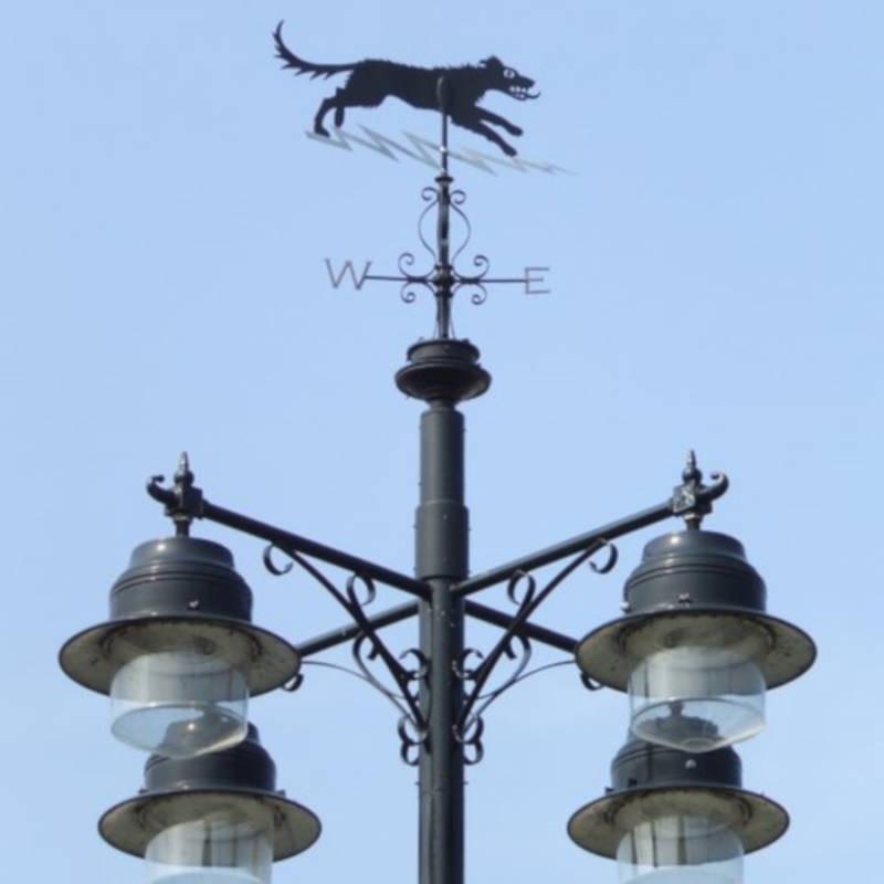 Theo lời kể của nhân chứng, Black Shuck là con chó sói ma có bộ lông màu đen và có hàm răng nanh đen lớn.