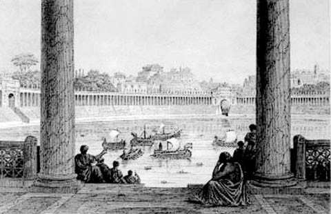 Dù là trận thủy chiến mô phỏng nhưng sự tàn khốc của Naumachia khiến người đời khiếp sợ bởi 2 bên tham chiến sẽ chiến đấu cho tới khi một bên hoàn toàn bị giết sạch.