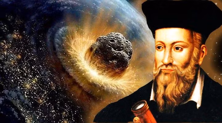 Bên cạnh tiên đoán về Thế chiến 3, Nostradamus còn dự đoán về sự tác động của các tiểu hành tinh sẽ hủy hoại cuộc sống của nhân loại.