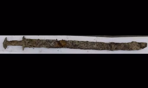 Theo các chuyên gia, thanh kiếm dài 85 cm và được bảo vệ rất tốt với phần bao bằng gỗ và da. Thanh kiếm cổ này có thể xuất hiện từ thế kỷ 5 hoặc 6, trước thời đại Viking.