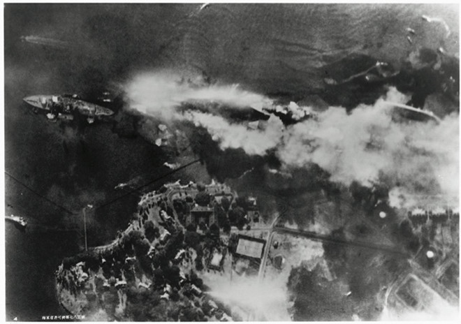 Nhật Bản cũng đánh chìm 4 thiết giáp hạm, 3 tàu tuần dương, 3 tàu khu trục và 1 tàu thả mìn và phá hủy 188 máy bay của Mỹ.