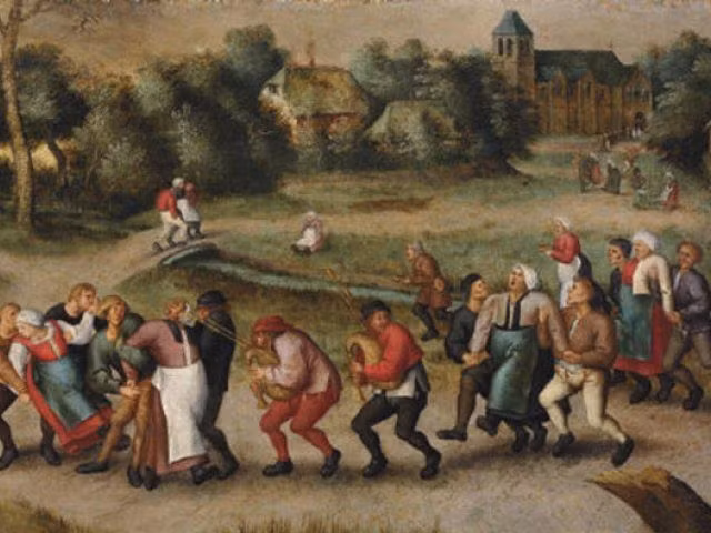 Khi ấy, nhiều người nhảy múa điên cuồng tại các đường phố trong suốt hàng giờ, hàng ngày cho tới hàng tháng. Sự việc chỉ chấm dứt khi những người nhảy múa ngã gục vì kiệt sức hoặc chết do lên cơn đau tim và đột quỵ.