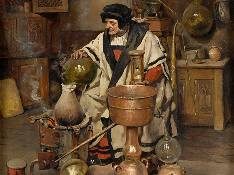 Theo đó, nhiều nhà giả kim đã dành nhiều thời gian, tâm huyết trong các phòng thí nghiệm để tìm ra phương pháp biến kim loại thành vàng.